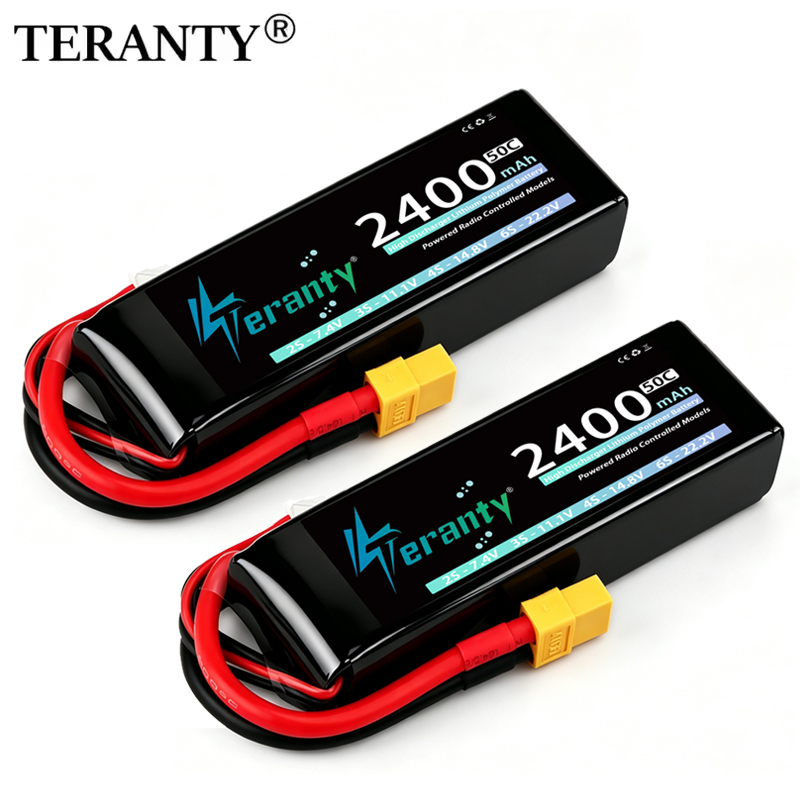 Rc Hobby Model - TERANTY 3S 2200/2400/2600mAh リポバッテリー 11.1V 50C