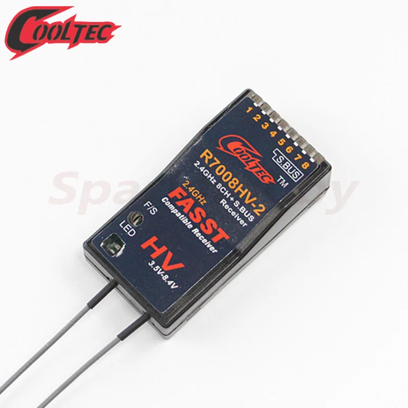 Receiver Sbus 8Ch - Cooltech-フタバファストs.バスレシーバー、14sg 16sg 18sz 18mz rc固定翼車およびボート用レシーバー、8ch 2.4ghz、R7008HV-2、新品