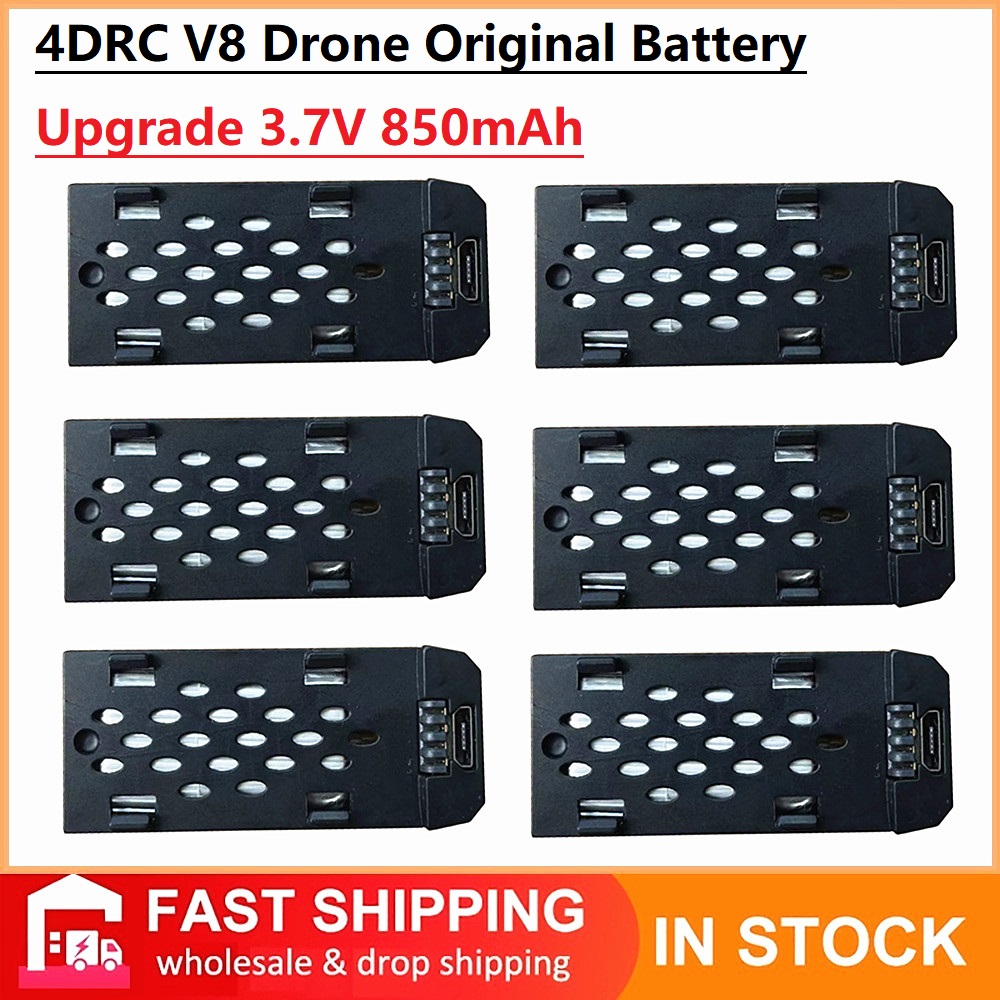 Rc Hobby Drone - 4DRC V8 ドローンオリジナルバッテリー 3.7V 850MAh 4D-V8