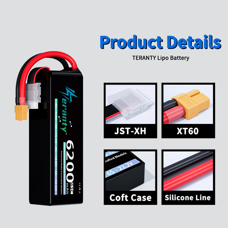 TERANTY 6S 6200mAh リポバッテリー 22. - Rc Hobby Drone のレビューと価格