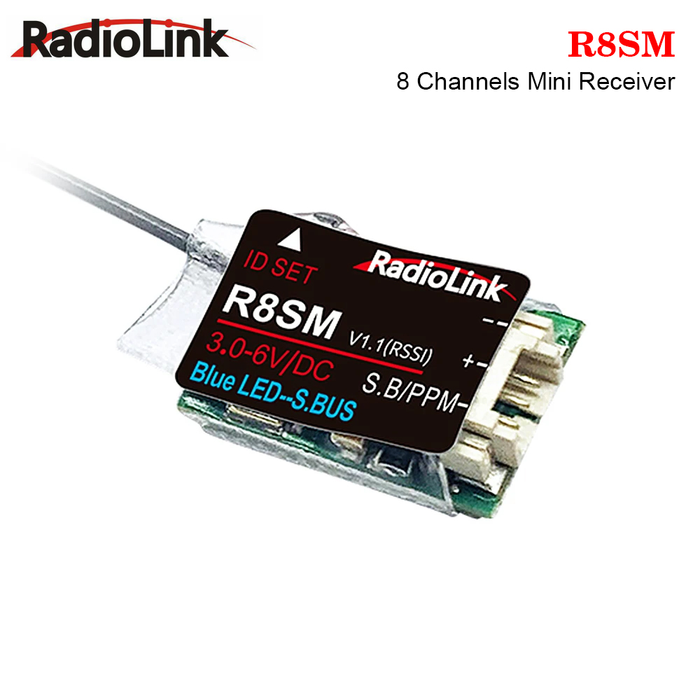 Radiolink R8SM 8チャンネル ミニRC受信機。 - Receiver Sbus 8Ch のレビューと価格