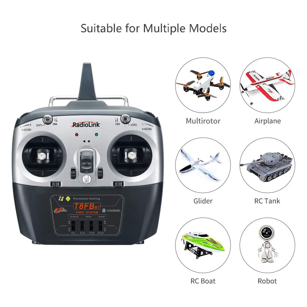 Radiolink T8FB V2 8CH RC送信機とR8 - Receiver Sbus 8Ch のレビューと価格