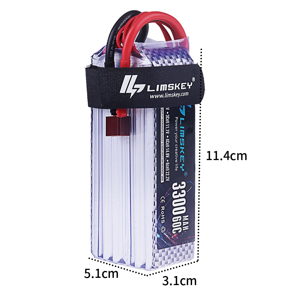 新品 3300mAh 22.2V 60C 6S リポバッテリ - Rc Hobby Brand のレビューと価格