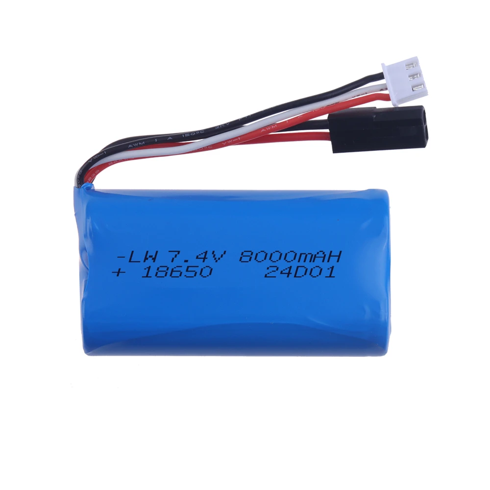 新品 8.0Ah 2S 18650 7.4V 8000mAh - Rc Hobby Brand のレビューと価格