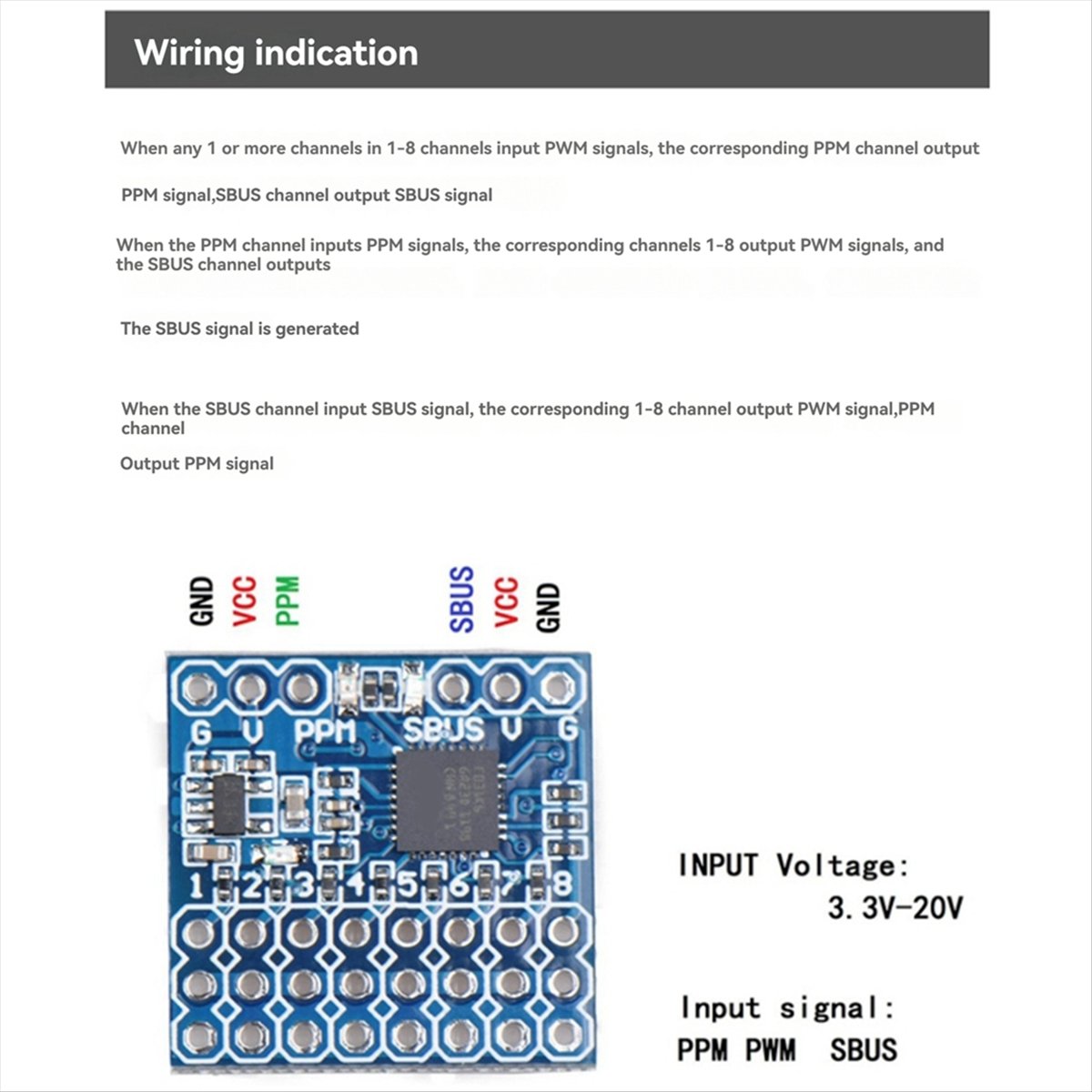 A99X SPP-SBUS 8CH コンバーター PPM P - Receiver Sbus 8Ch のレビューと価格