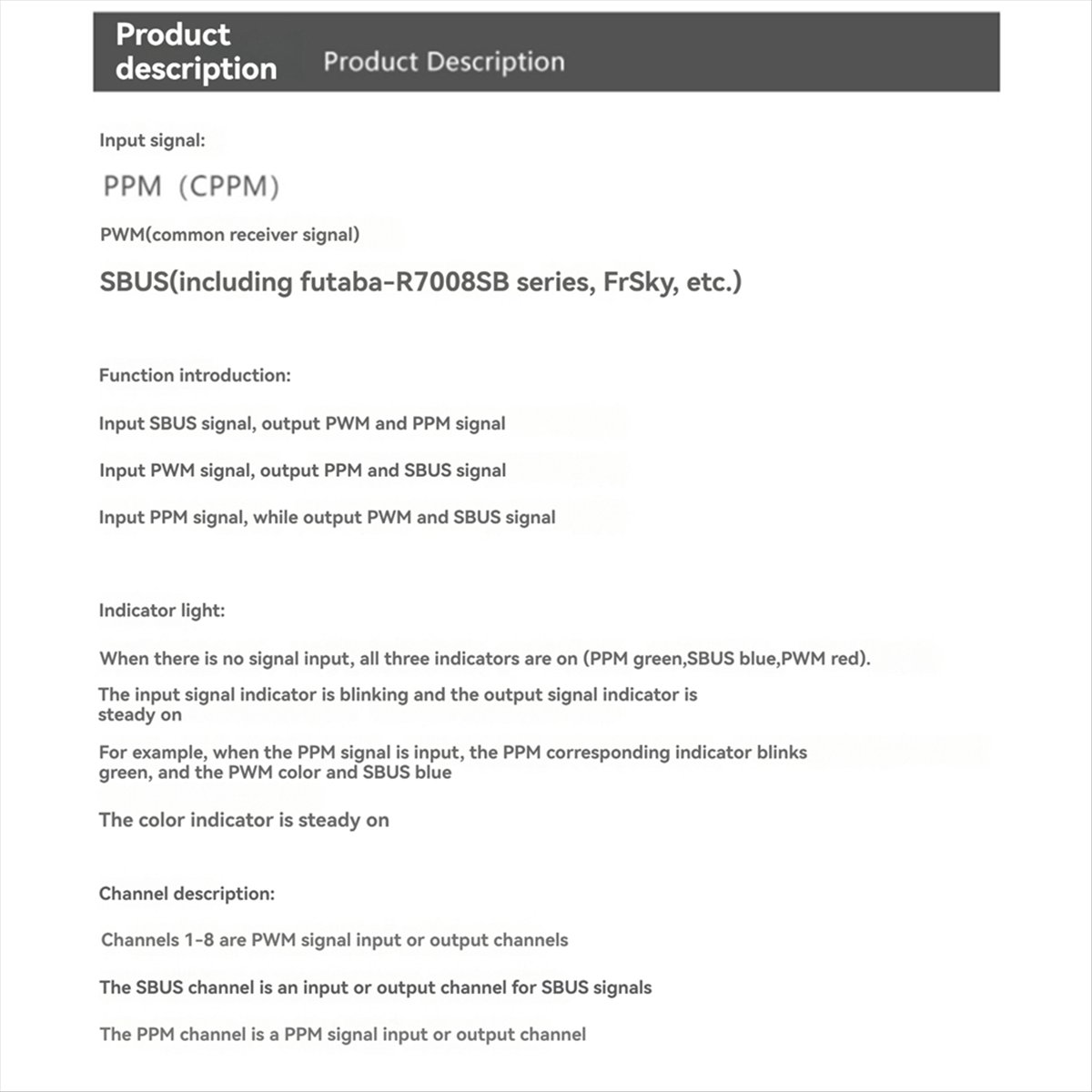 A99X SPP-SBUS 8CH コンバーター PPM P - Receiver Sbus 8Ch のレビューと価格