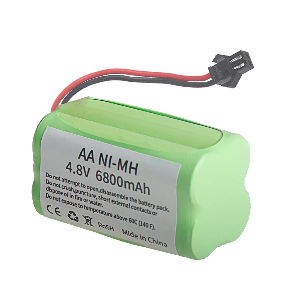 新品（SMコネクター）4.8V 6800mAh AA電池とU - Rc Hobby Brand のレビューと価格