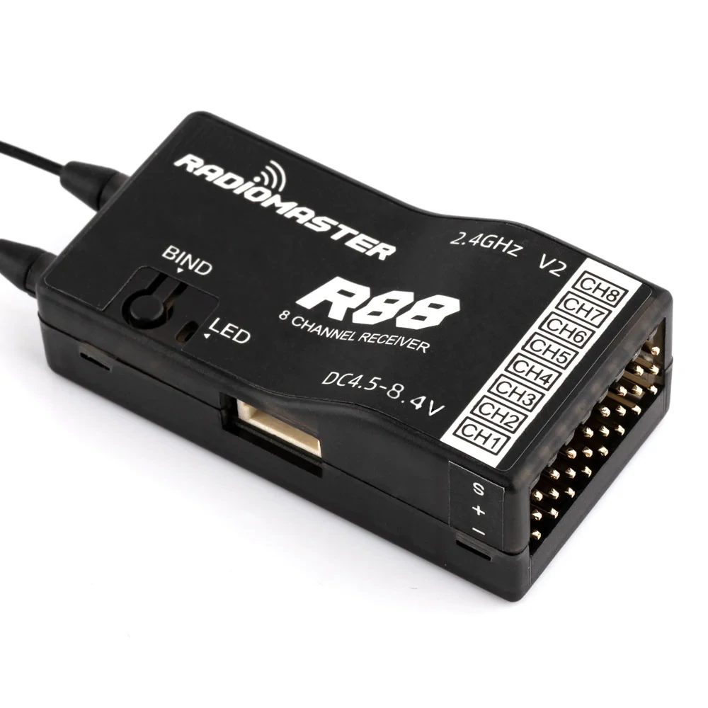 RadioMaster R88 V2 2.4GHz 8CH  - Receiver Sbus 8Ch のレビューと価格
