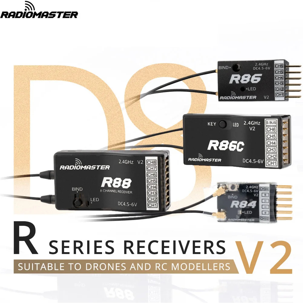 Radiomaster R81 R84 R86 R86C R - Receiver Sbus 8Ch のレビューと価格