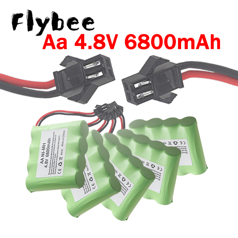 新品、大容量6800mAh、4.8VのAAニッケル水素電池。 - Rc Hobby Brand のレビューと価格