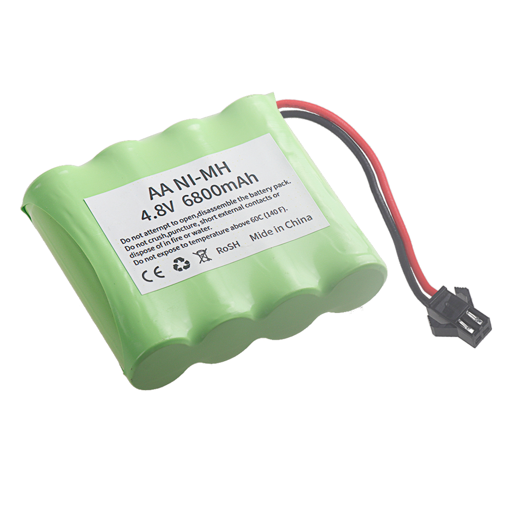 新品、大容量6800mAh、4.8VのAAニッケル水素電池。 - Rc Hobby Brand のレビューと価格