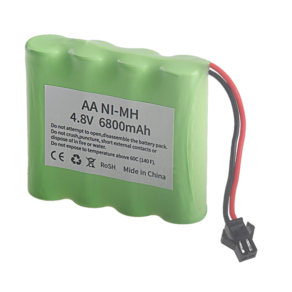 新品、大容量6800mAh、4.8VのAAニッケル水素電池。 - Rc Hobby Brand のレビューと価格